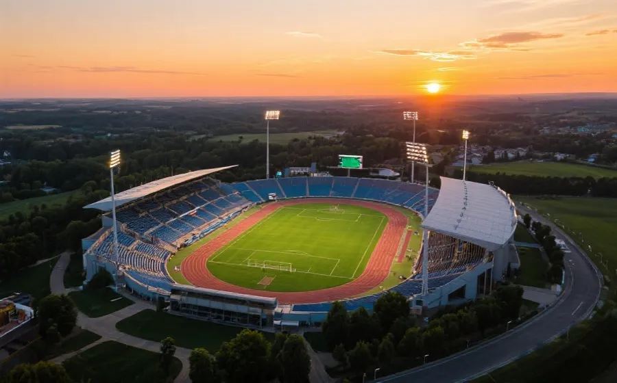 主办城市场馆示意图