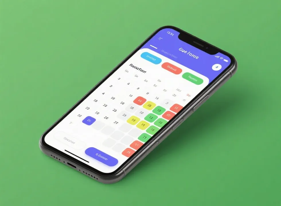 赛程与比分应用示意图