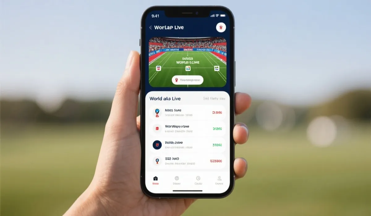 世界杯比分与赛况界面预览